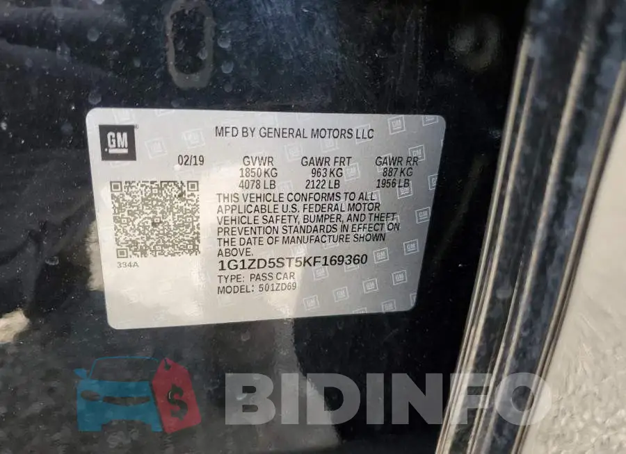 1G1ZD5ST5KF169360 Photo# 12
