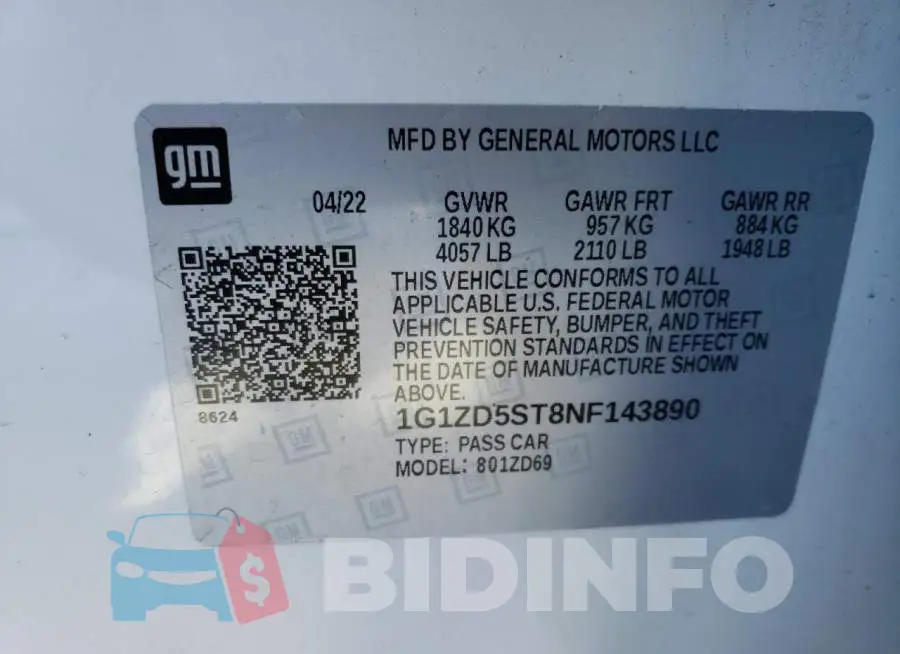 1G1ZD5ST8NF143890 Photo# 12