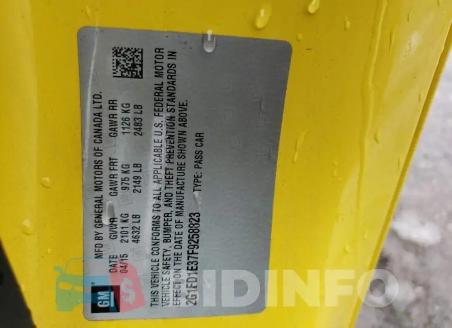 2G1FD1E37F9258823 Photo# 12