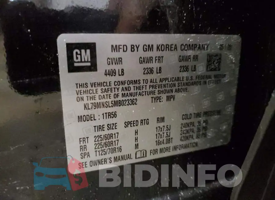 KL79MNSL5MB023362 Photo# 13