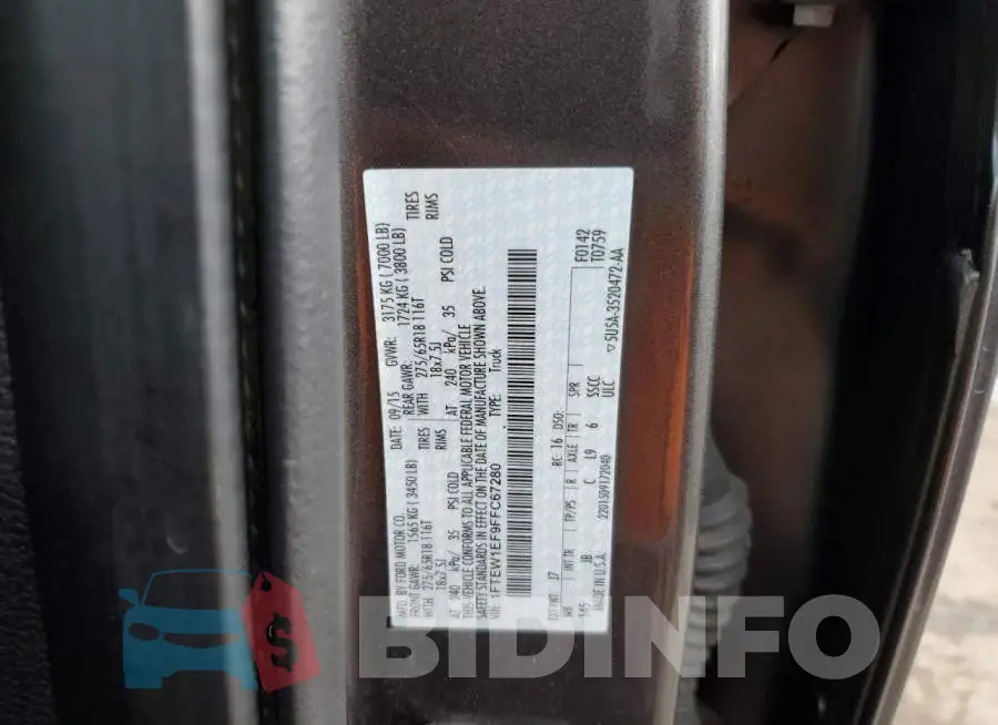 1FTEW1EF9FFC67280 Photo# 12