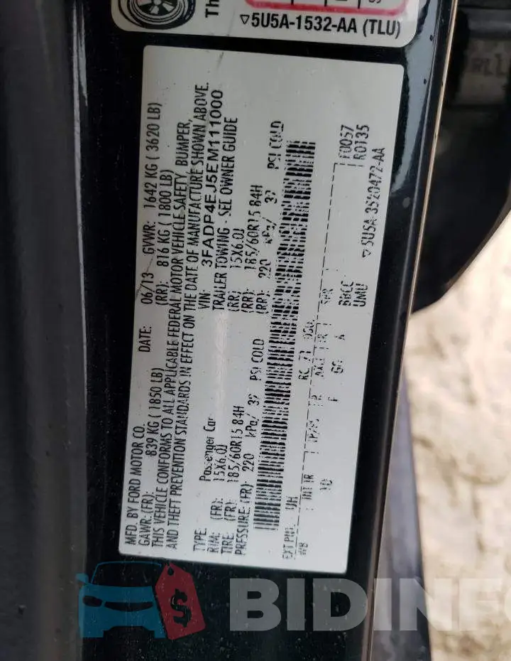 3FADP4EJ5EM111000 Photo# 12