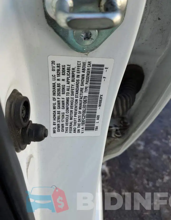 19XFC2F66LE010679 Photo# 12