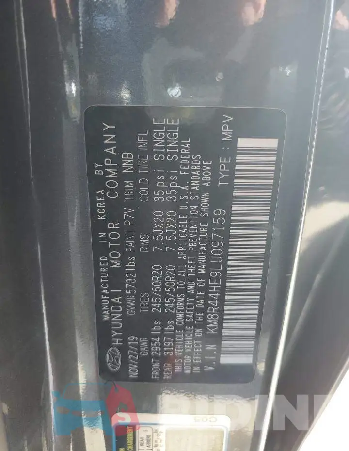 KM8R44HE9LU097159 Photo# 13