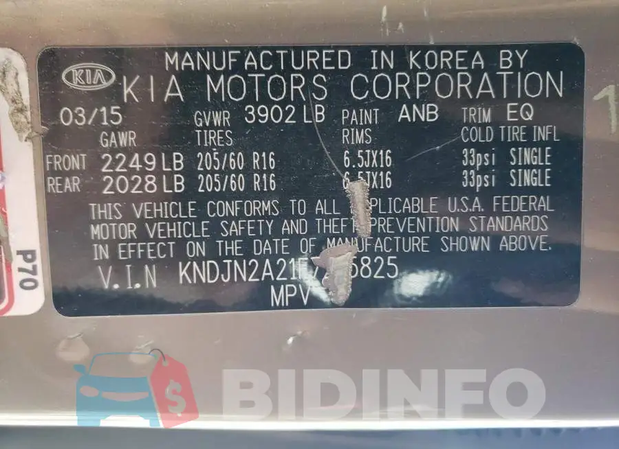 KNDJN2A21F7215825 Photo# 13
