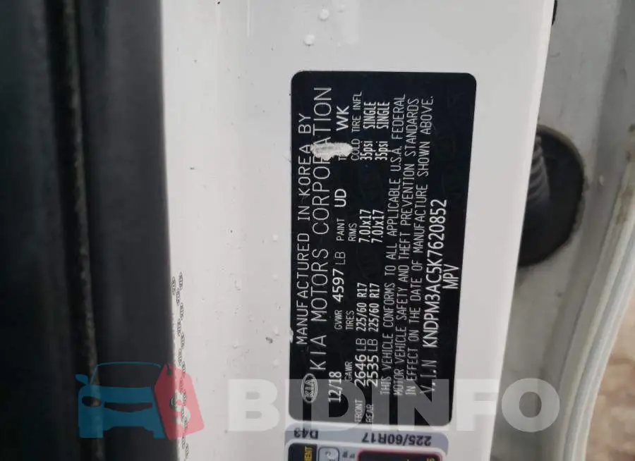 KNDPM3AC5K7620852 Photo# 10