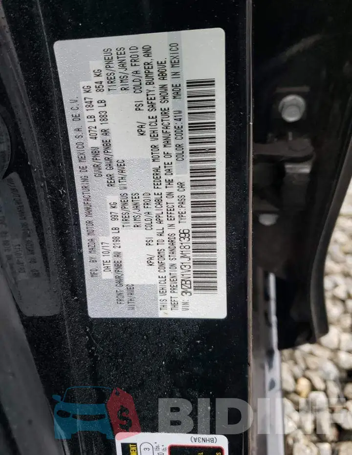 3MZBN1V31JM181396 Photo# 12