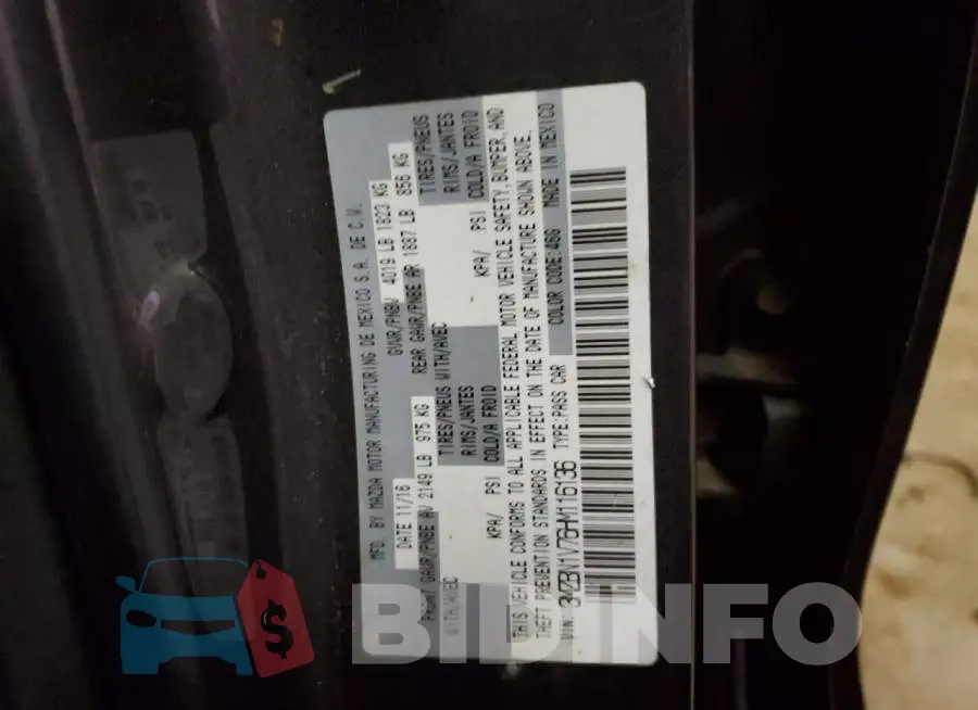 3MZBN1V76HM116136 Photo# 13