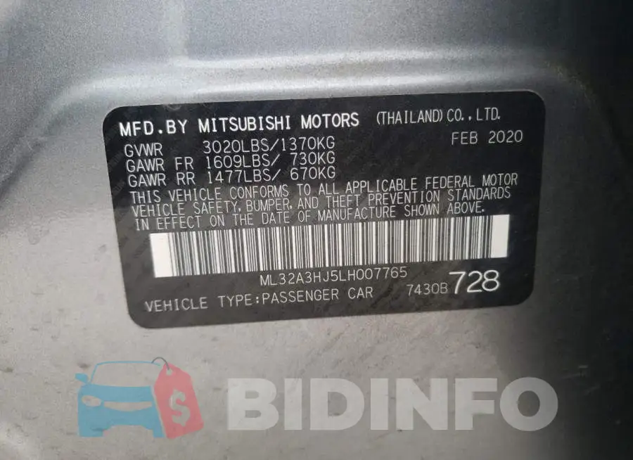 ML32A3HJ5LH007765 Photo# 12