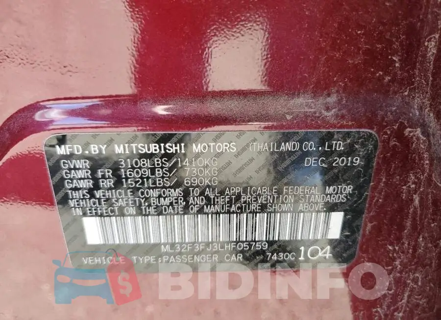 ML32F3FJ3LHF05759 Photo# 10