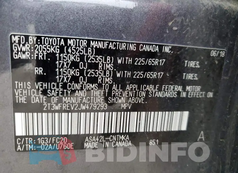 2T3WFREV2JW479293 Photo# 12