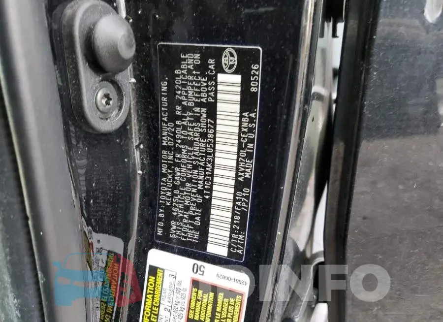4T1C31AK3LU538677 Photo# 12