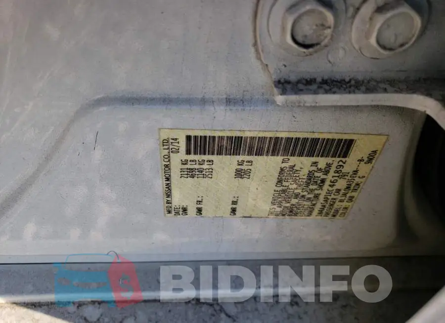 1N4AA5AP1EC461892 Photo# 12