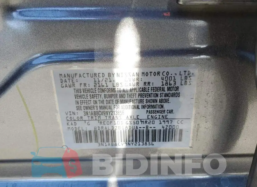 3N1AB8CV9NY213856 Photo# 12