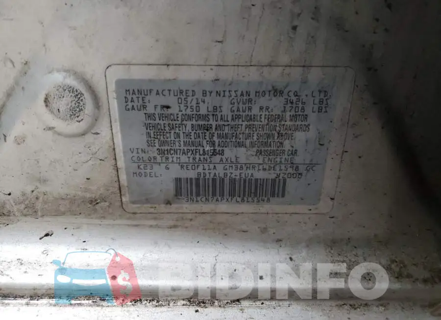3N1CN7APXFL815548 Photo# 12