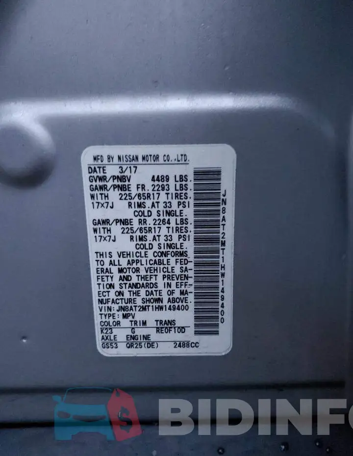 JN8AT2MT1HW149400 Photo# 13