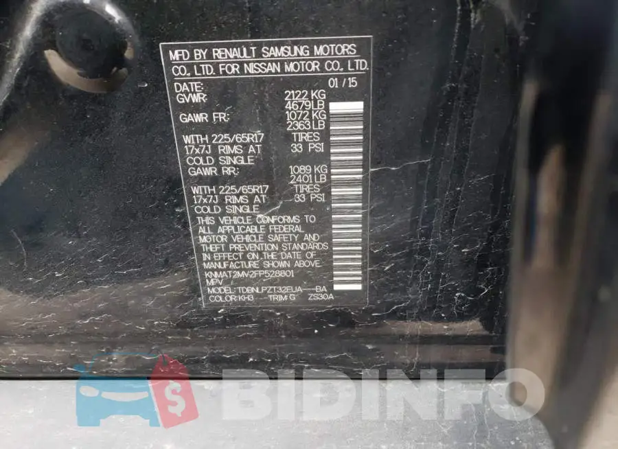 KNMAT2MV2FP528801 Photo# 12