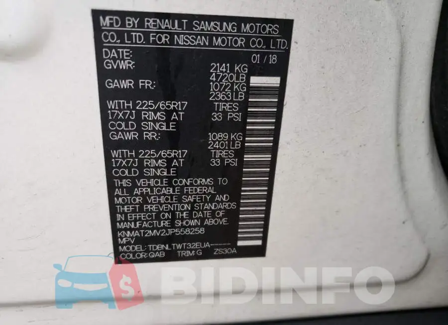 KNMAT2MV2JP558258 Photo# 13