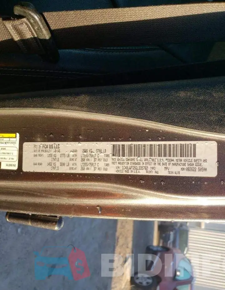 1C4BJWFG5GL335762 Photo# 12