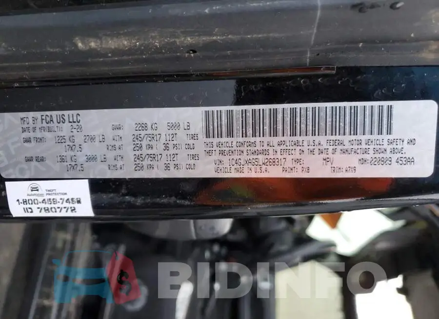 1C4GJXAG5LW268317 Photo# 12