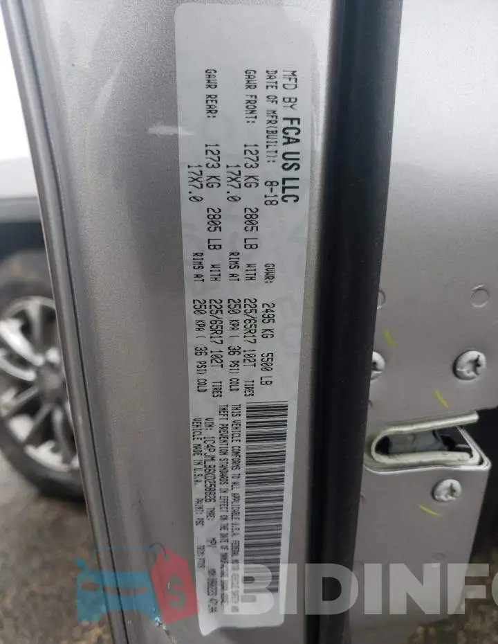 1C4PJMLB6KD258826 Photo# 14