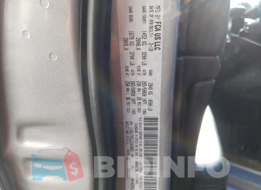 1C4RJFAG2JC343802 Photo# 12
