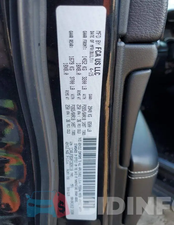1C4RJFBG0FC820118 Photo# 14