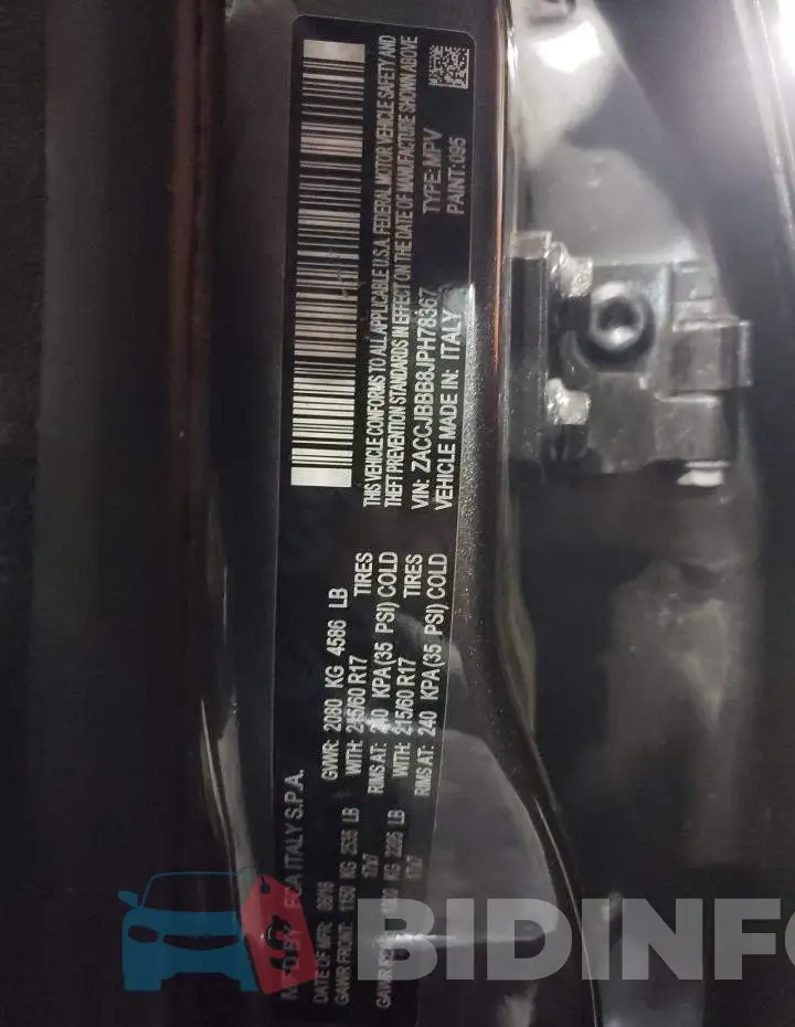 ZACCJBBB8JPH78367 Photo# 12