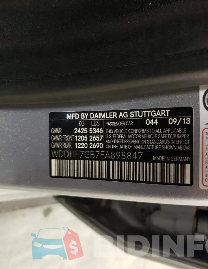 WDDHF7GB7EA898847 Photo# 12
