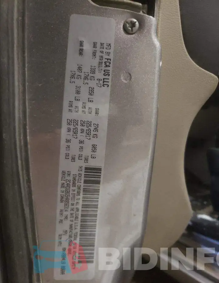 2C4RDGBG5HR856314 Photo# 12