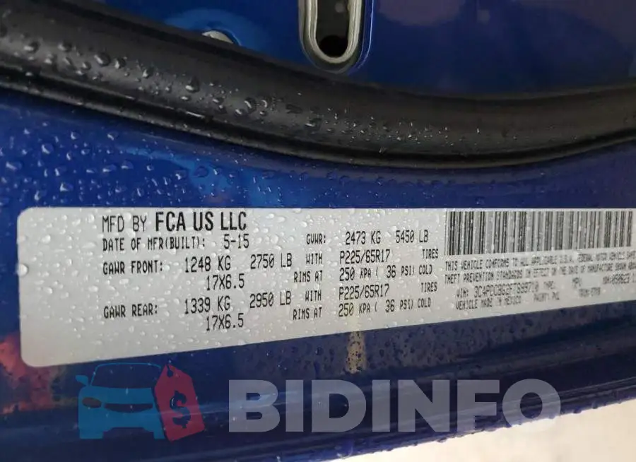 3C4PDCBG2FT699710 Photo# 13