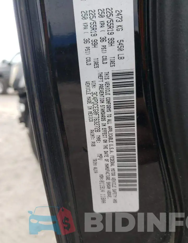 3C4PDCEG0FT632728 Photo# 14