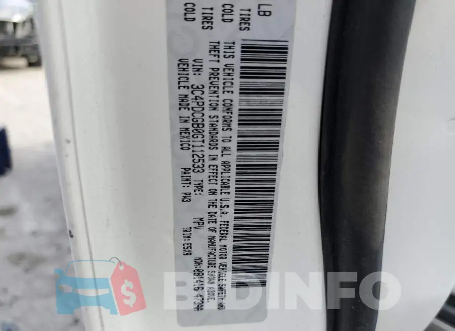 3C4PDCGB0GT112533 Photo# 10