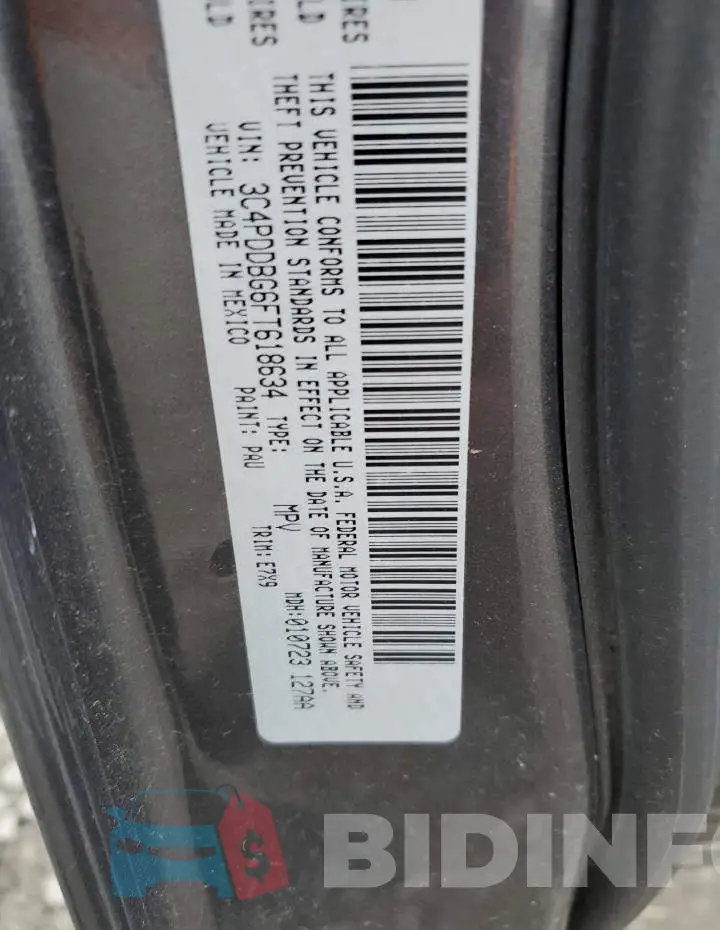3C4PDDBG6FT618634 Photo# 13