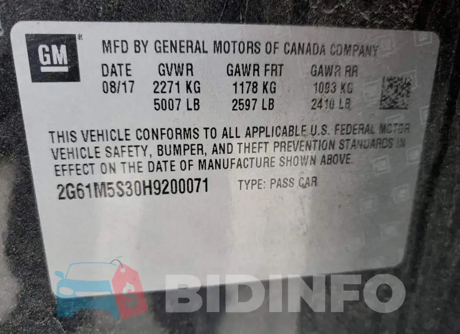 2G61M5S30H9200071 Photo# 12