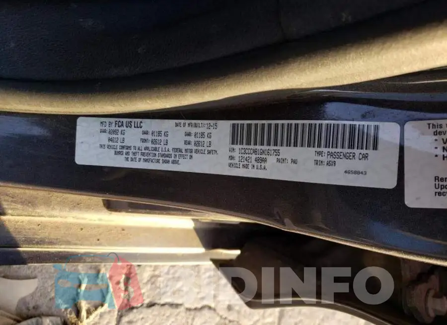 1C3CCCAB1GN161755 Photo# 12