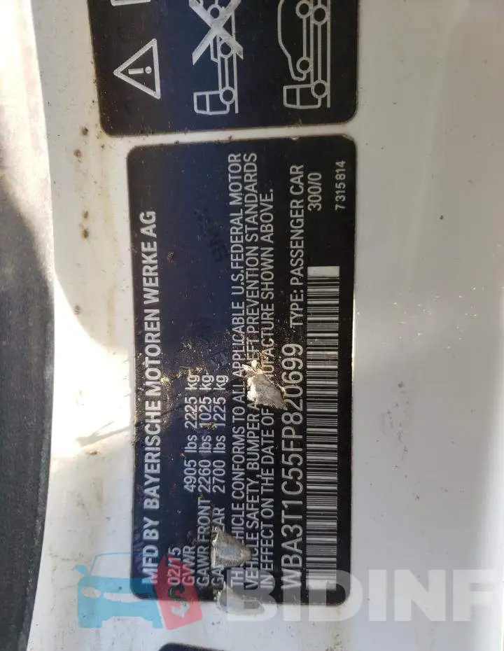 WBA3T1C55FP820699 Photo# 12