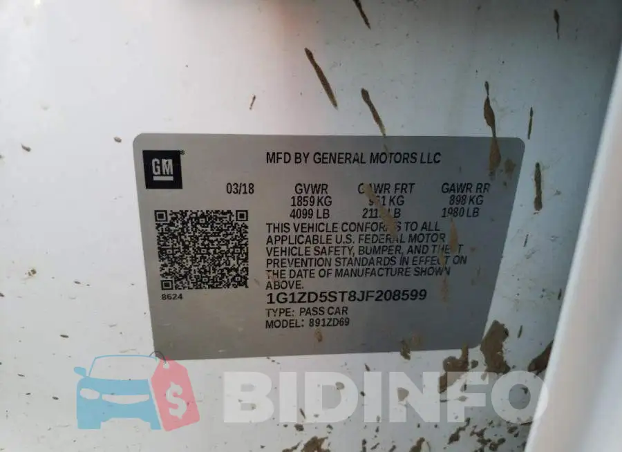 1G1ZD5ST8JF208599 Photo# 12