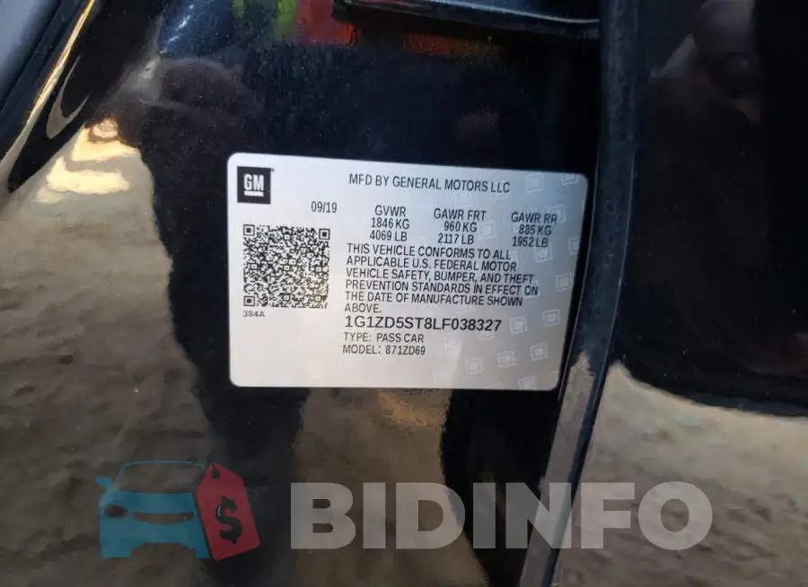 1G1ZD5ST8LF038327 Photo# 10