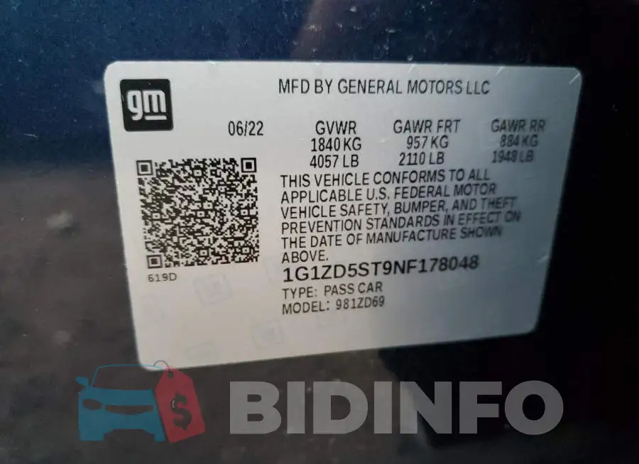 1G1ZD5ST9NF178048 Photo# 12