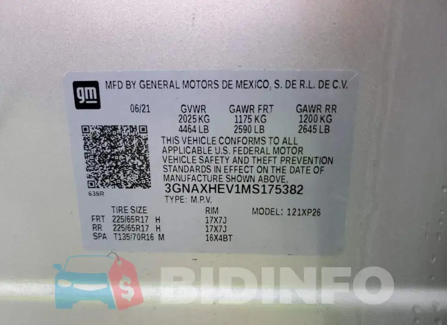 3GNAXHEV1MS175382 Photo# 12