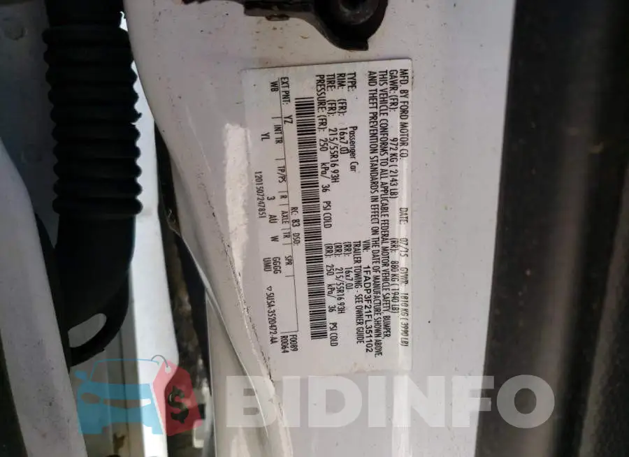 1FADP3F21FL351102 Photo# 12