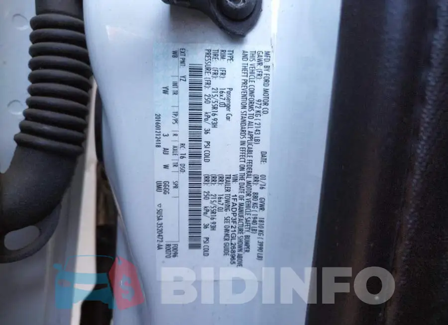 1FADP3F21GL268965 Photo# 12