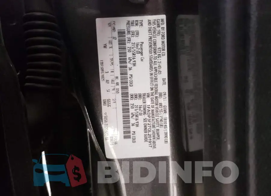 1FADP3F27GL201917 Photo# 12