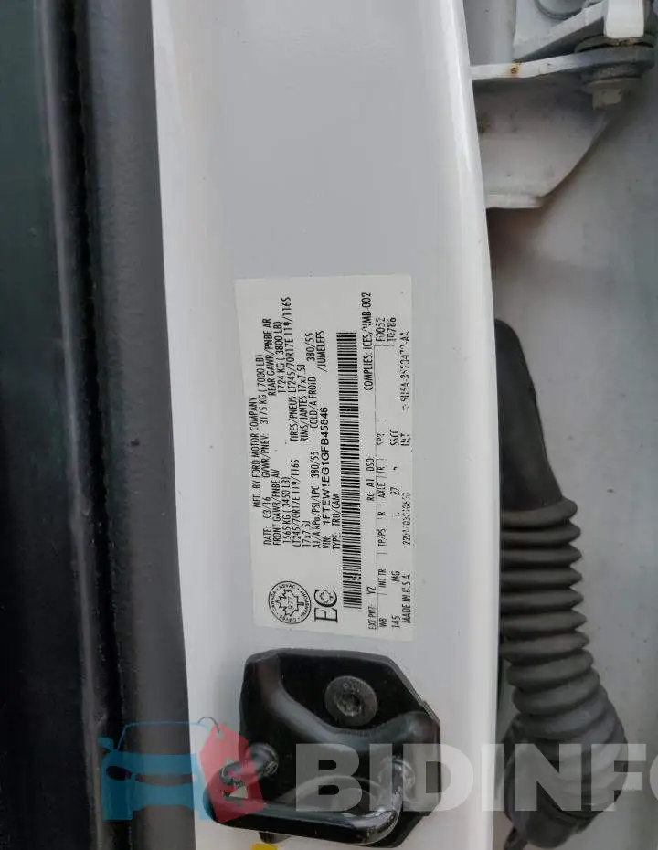1FTEW1EG1GFB45846 Photo# 13