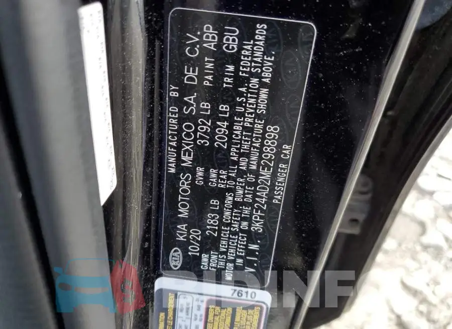 3KPF24AD2ME298898 Photo# 12