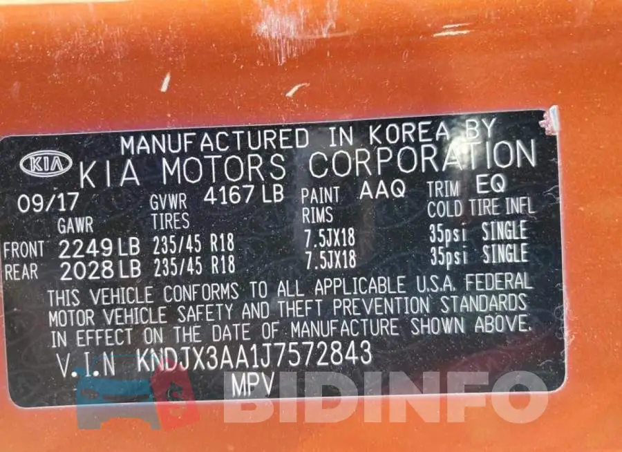 KNDJX3AA1J7572843 Photo# 13