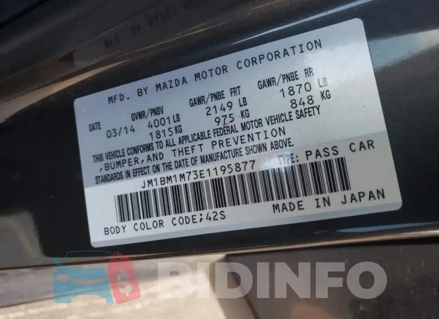 JM1BM1M73E1195877 Photo# 12