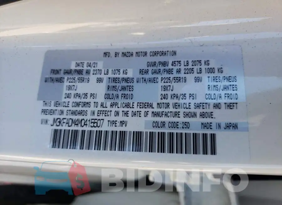 JM3KFADM4M0415507 Photo# 13