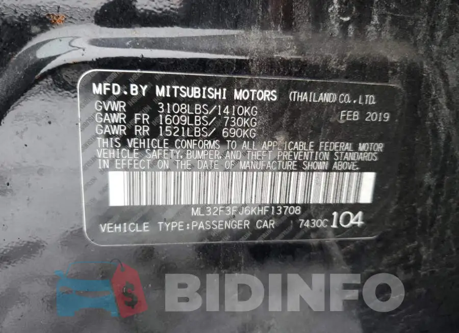 ML32F3FJ6KHF13708 Photo# 12